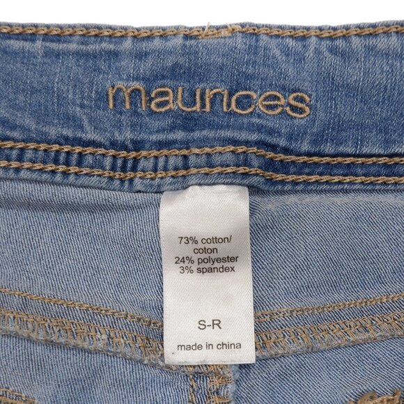 Maurices Jegging Size S-R Womens Lighter Weight Blue Stretch Measure 28 x 29.5 - Picture 7 of 8